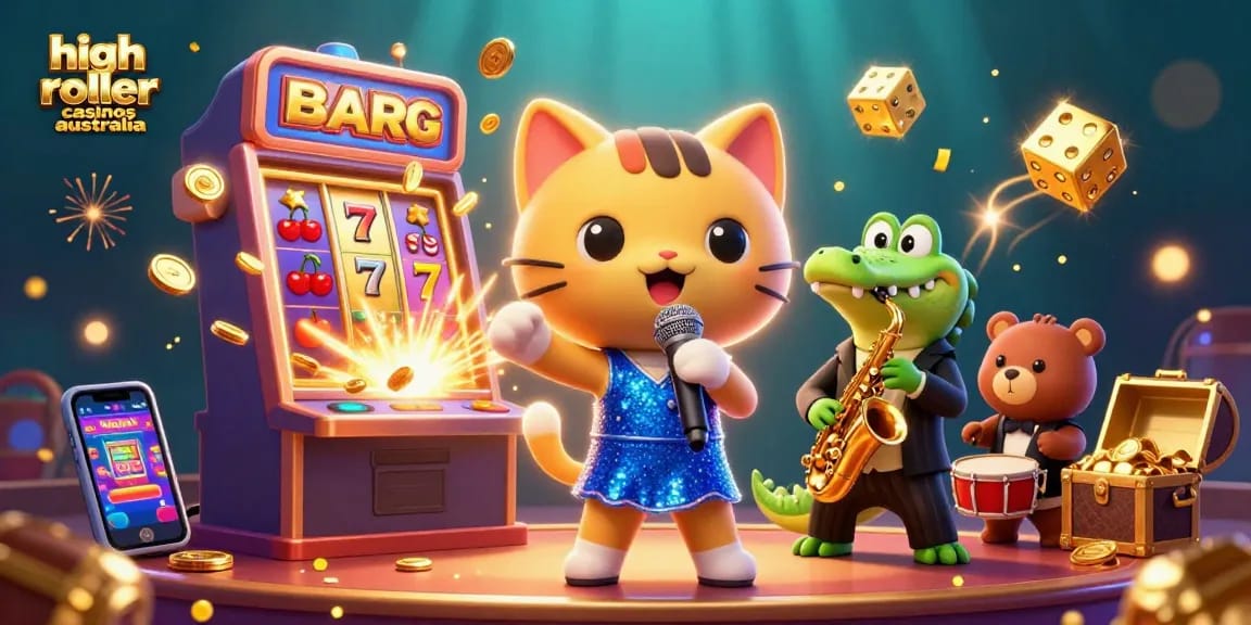 Experience the excitement of high roller casinos Australia with vibrant characters and dazzling jackpots.