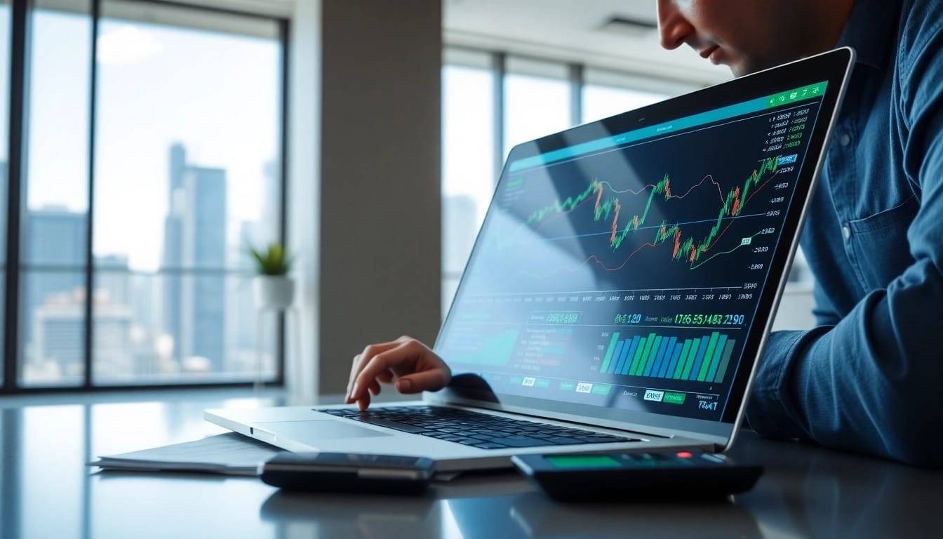 Analysing stock market trends through Muster Aktien Analyse, showcasing professional insights.