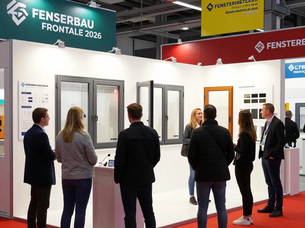 Aussteller präsentiert innovative Fensterbau-Lösungen auf der Messe FENSTERBAU FRONTALE 2026.