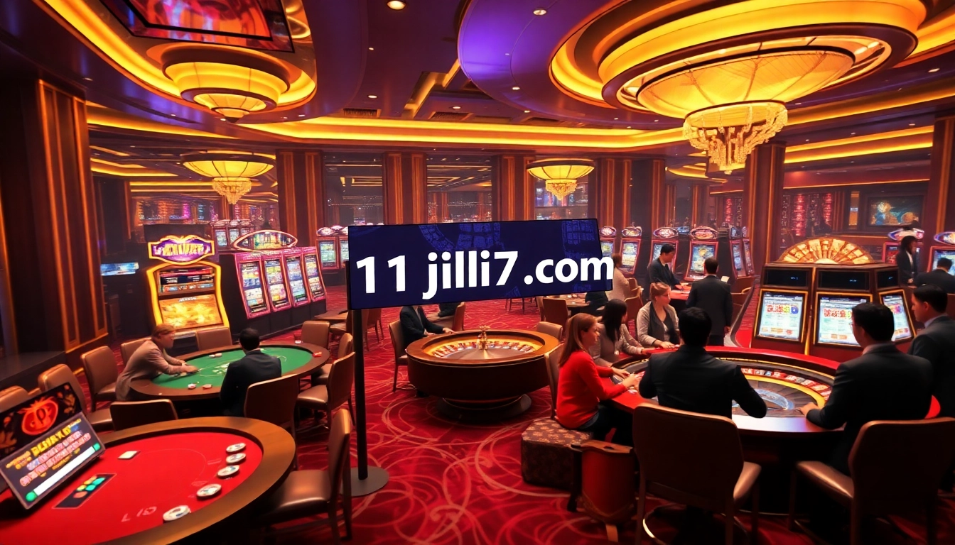 Players enjoying a thrilling gaming experience at 11jili7 com online casino.